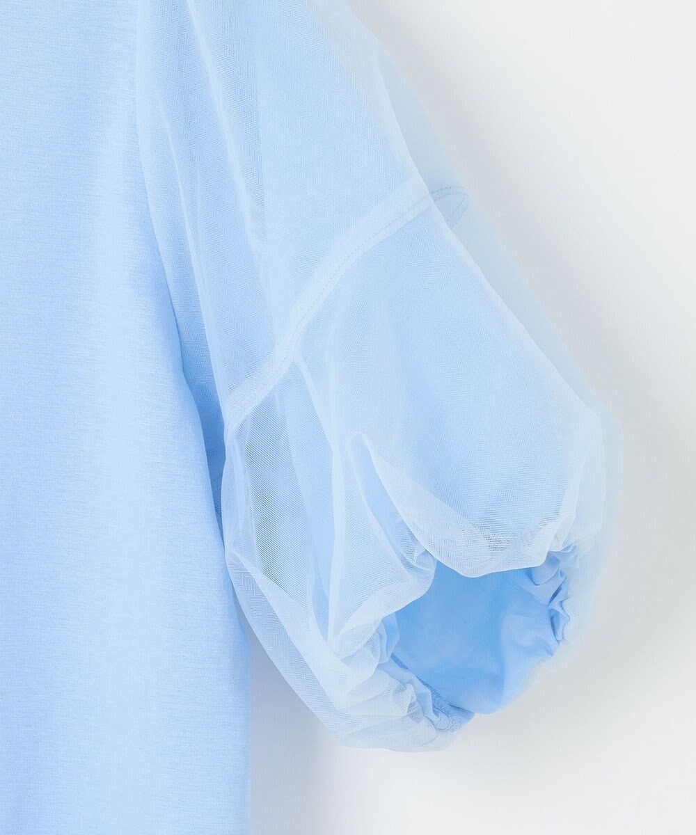 組曲 【人気につき新色追加！】チュールスリーブ カットソー 