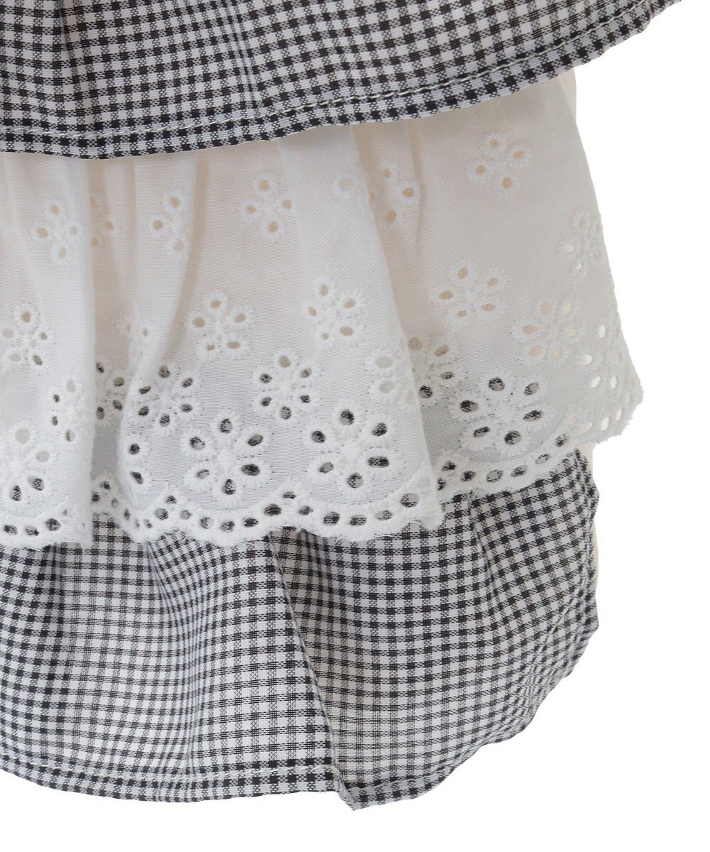 Maison de FLEUR フロントフリルトートバッグ 