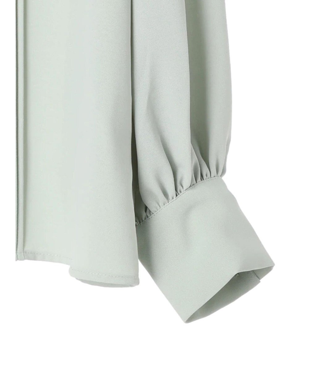 Green Parks ・ＥＬＥＮＣＡＲＥ　ＤＵＥ　ピンタックスタンドブラウス 