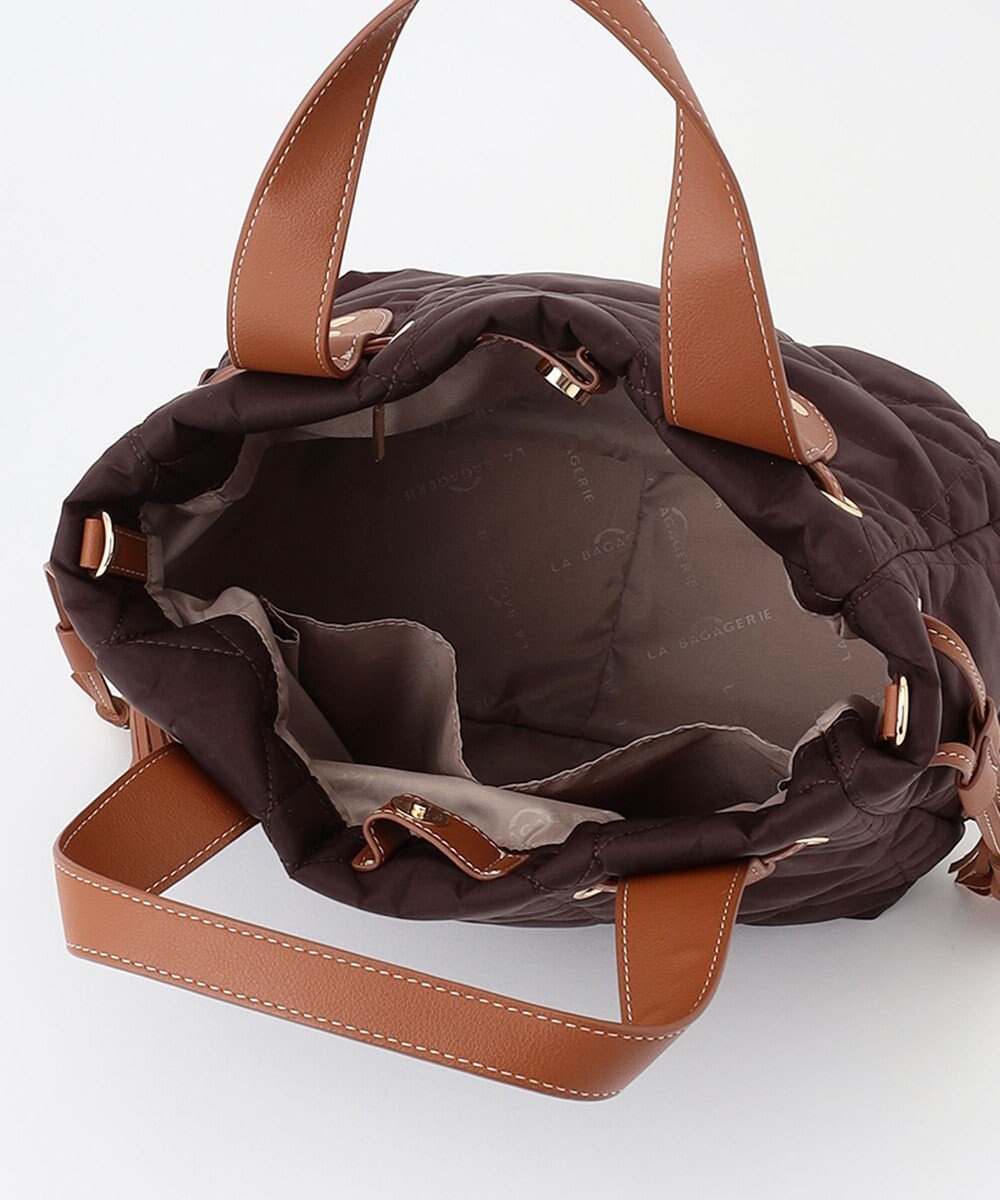 LA BAGAGERIE グリッドキルティングトート 