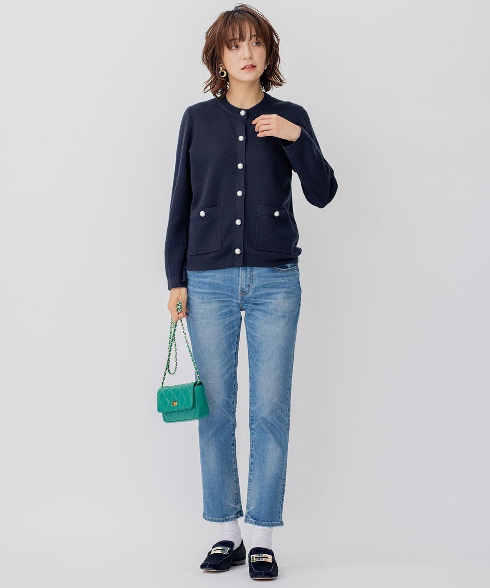 23区 【CLASSY.1月号掲載】ウールブレンド カーディガン 