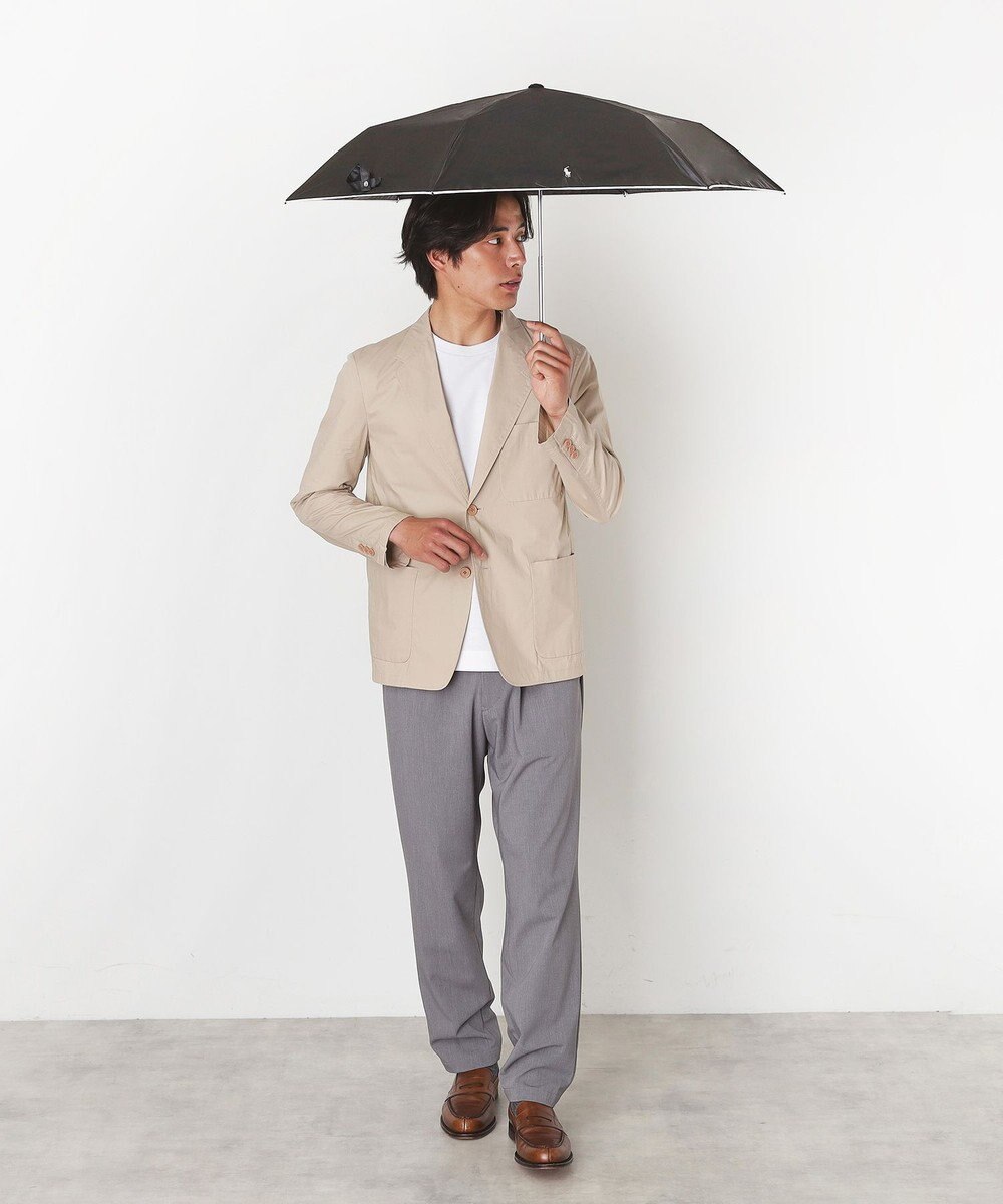 MOONBAT POLO RALPH LAUREN（ポロ ラルフローレン）晴雨兼用日傘 バイカラー 遮光率100% 遮熱 UV 