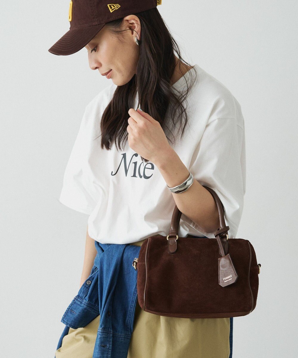 russet  スエード2WAYミニボストンバッグ(CE-1570-WEB) 