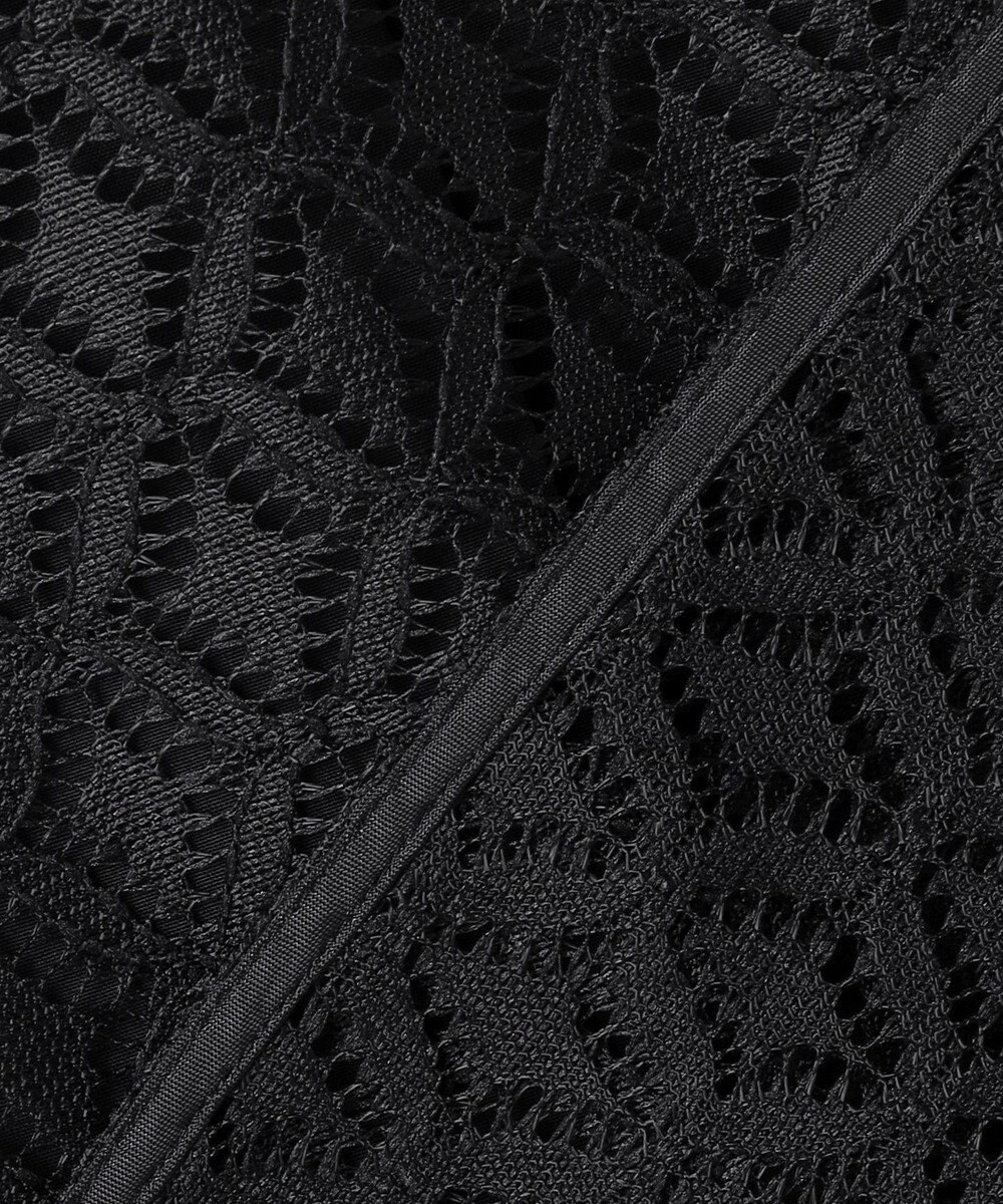 ICB 【WEB＆一部店舗限定】SustainableLace バンドカラー ブラウス 