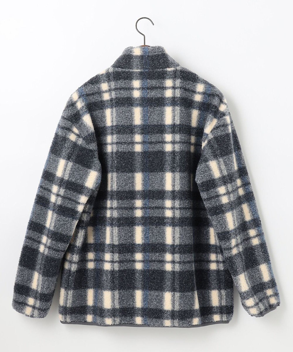 JOSEPH ABBOUD MOUNTAIN 【SPACE／UNISEX】ボアチェック ブルゾン 