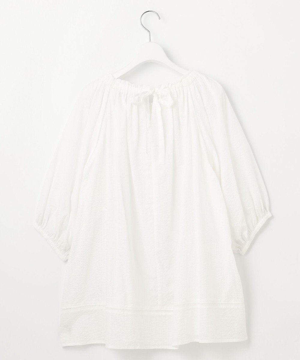 23区 【SLOW/一部店舗限定】コットンローンウェーブ ブラウス 