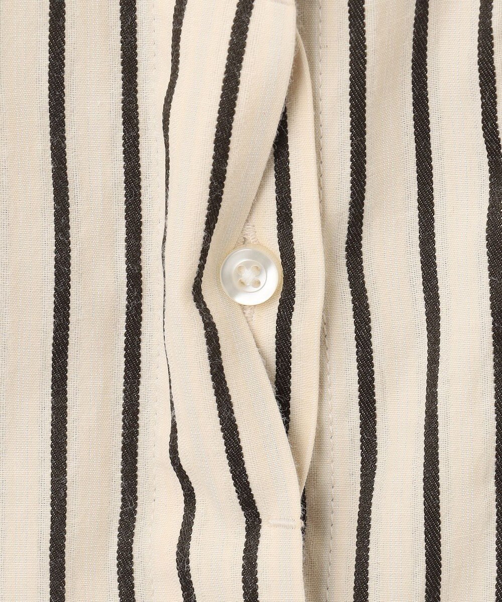 J.PRESS YORK STREET 【WOMEN】コットンタイプライター バックドレープブラウス 