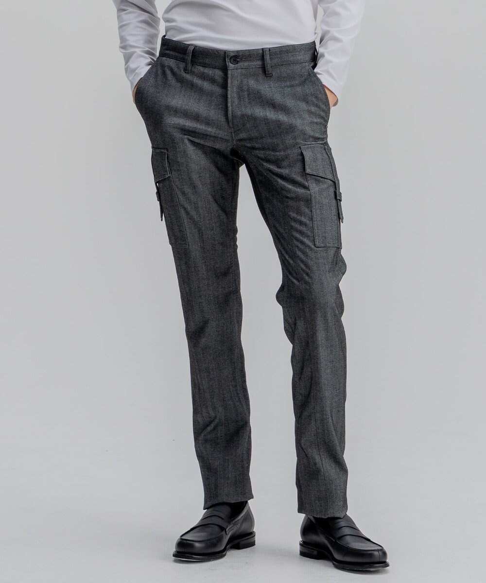 JOSEPH HOMME ソフトヘリンボンストレッチ / CIGAR CARGO 