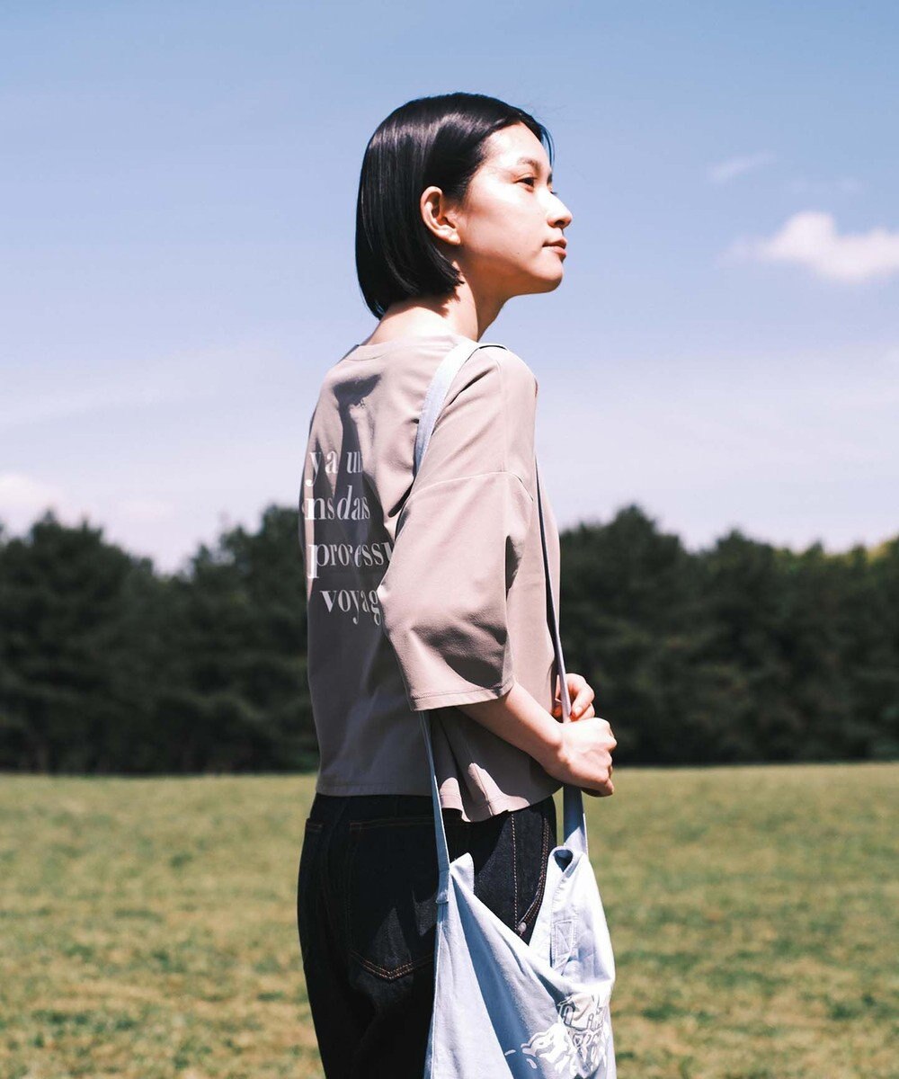 SHARE PARK LADIES 【UVカット・吸水速乾・ストレッチ・軽量 】エンブレムショートTシャツ（S・Mサイズ） 