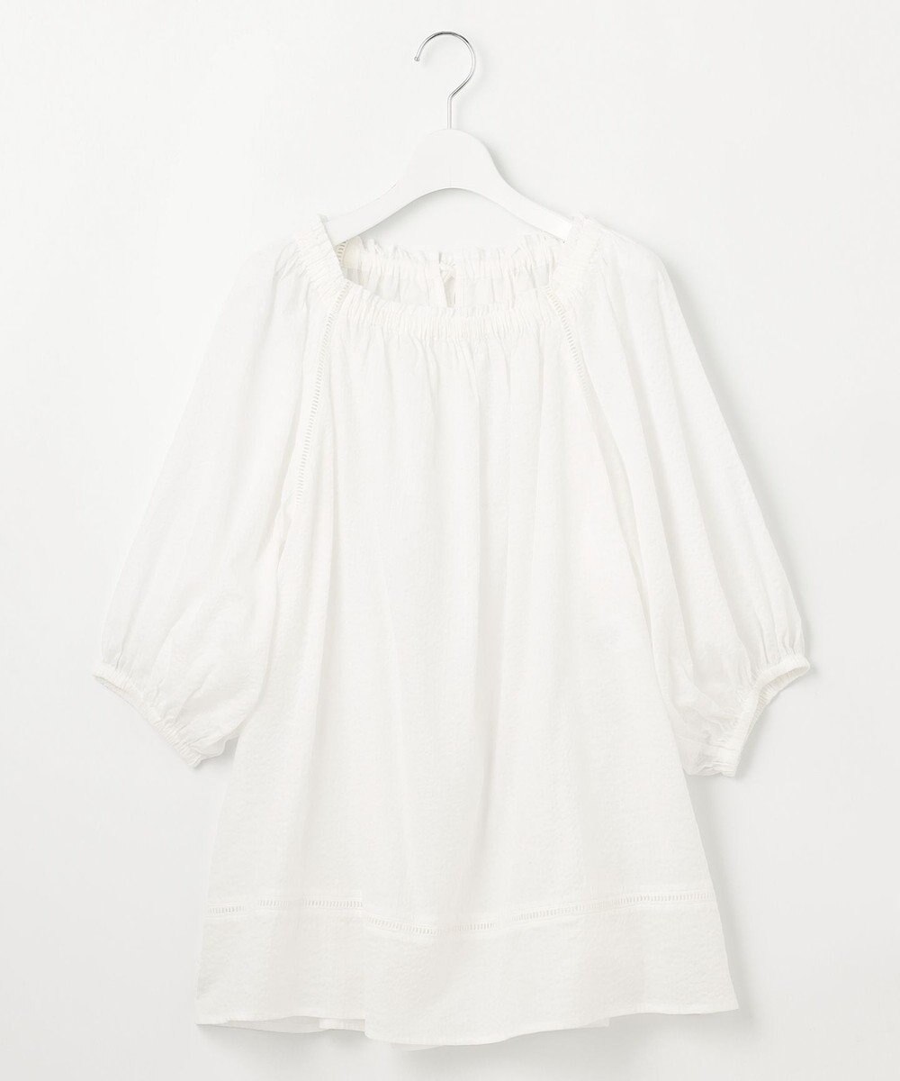 23区 【SLOW/一部店舗限定】コットンローンウェーブ ブラウス 