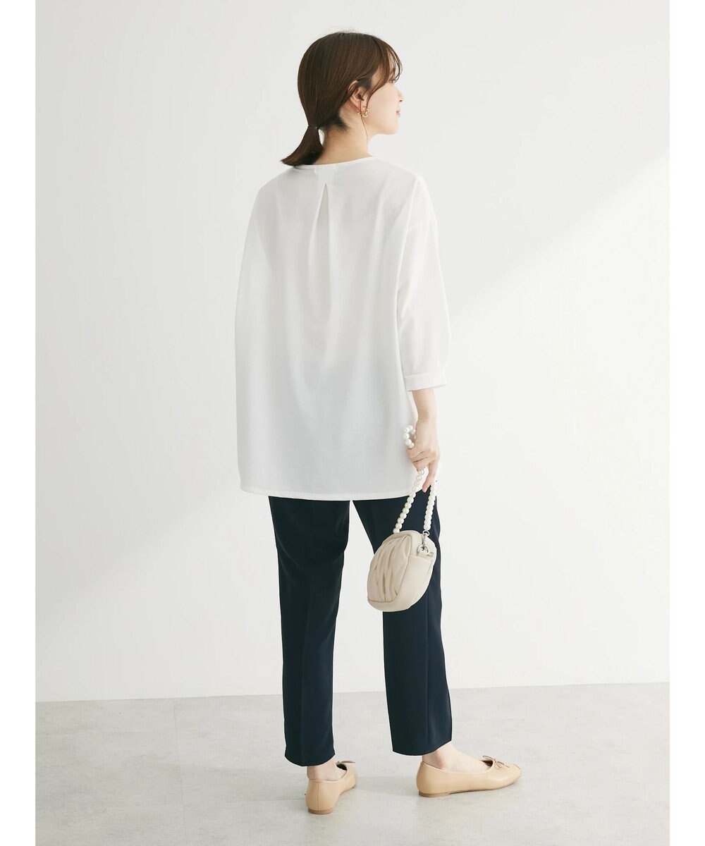 Green Parks バー付き７分袖ブラウソー 