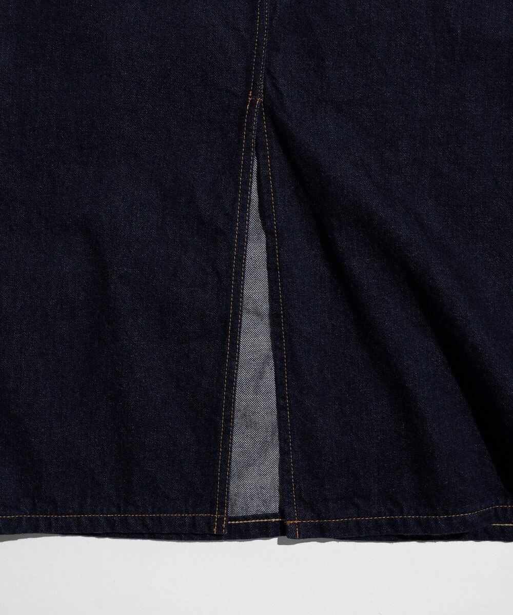 LENO DENIM SKIRT　デニムマキシスカート 