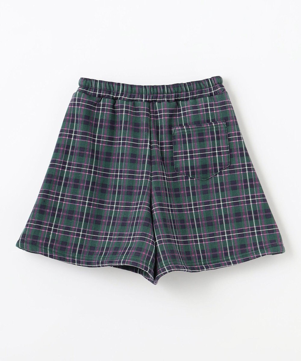 ANY KIDS 裏シャギーチェックショートパンツ 