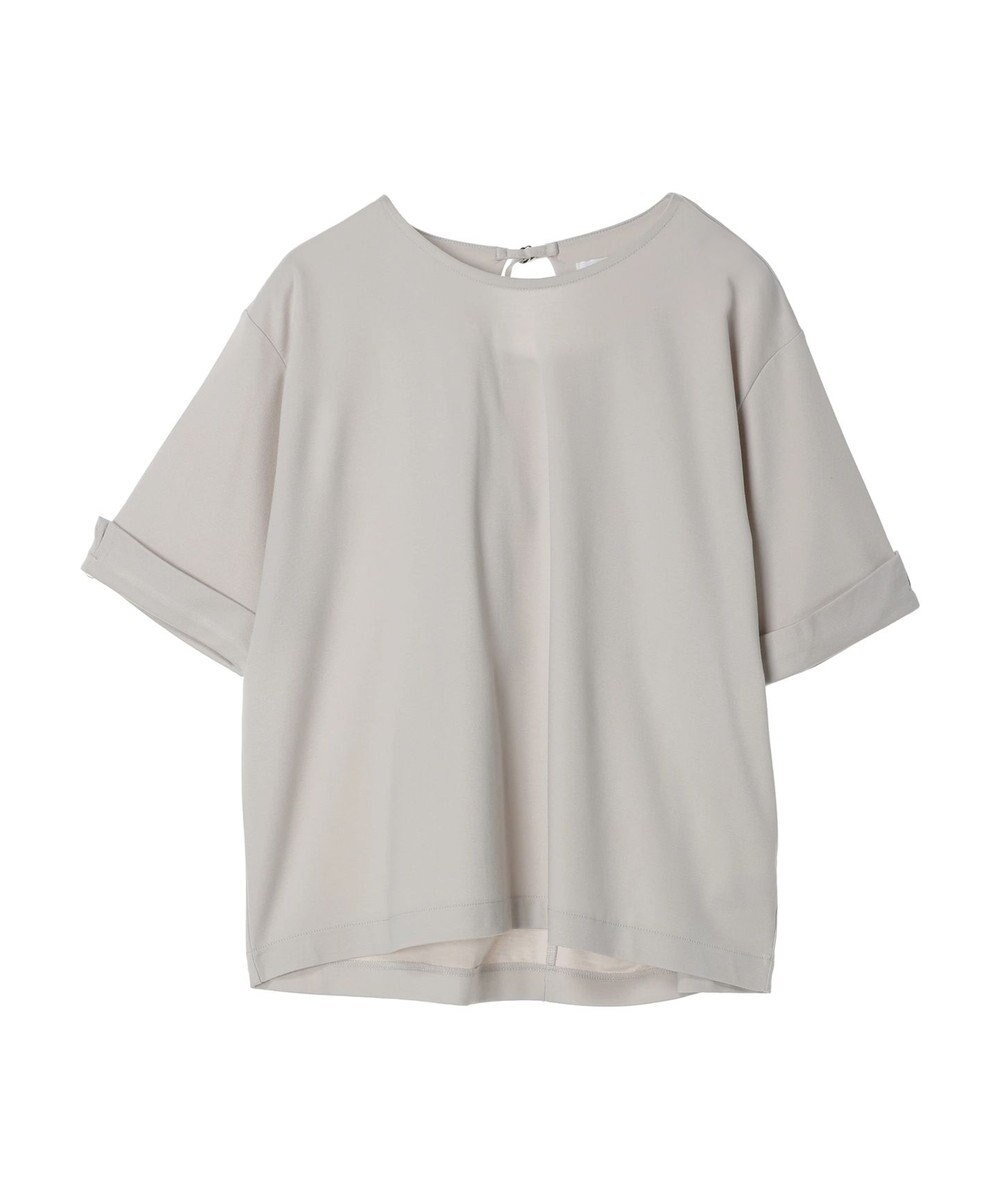 AMERICAN HOLIC 接触冷感バックタック袖折り返しカットプルオーバー 