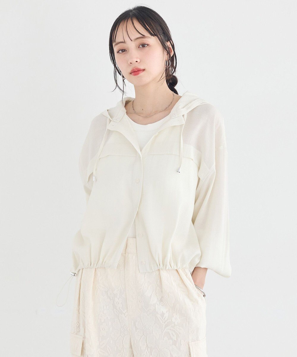 earth music&ecology 【予約】シアーシャツブルゾン 