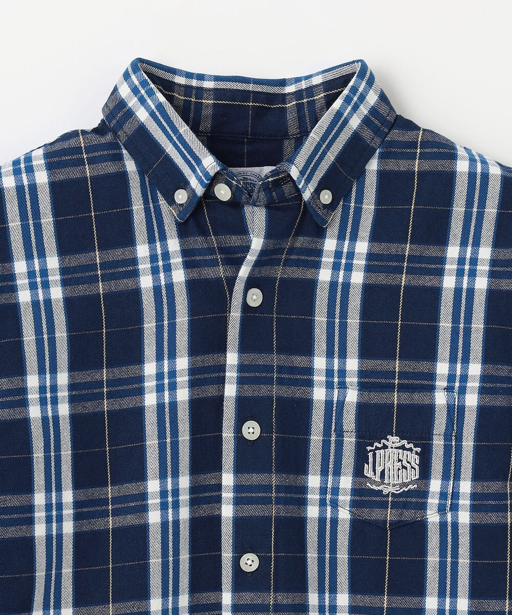 J.PRESS KIDS 【140-170cm】ストライプ＆チェック シャツ 