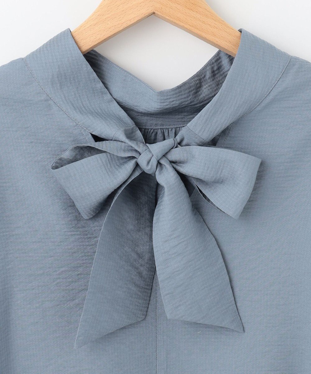 組曲 【セットアップ対応・前後着用可】ニュアンスシフォン ブラウス 