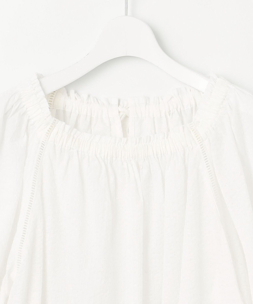 23区 S 【SLOW/一部店舗限定】コットンローンウェーブ ブラウス 