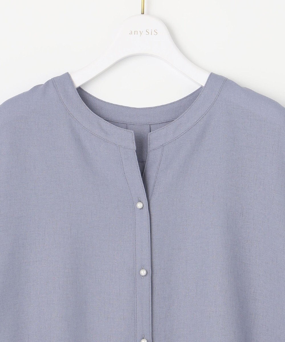 ANY SIS 【美人百花6月号掲載】スムージーポリエステル ブラウス 