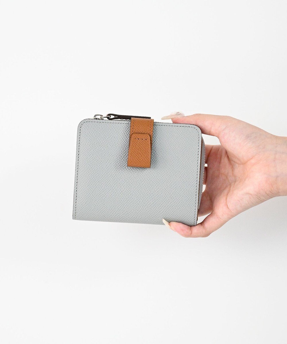 Atelier nuu 日本製 noble L字ファスナー二つ折りウォレット 