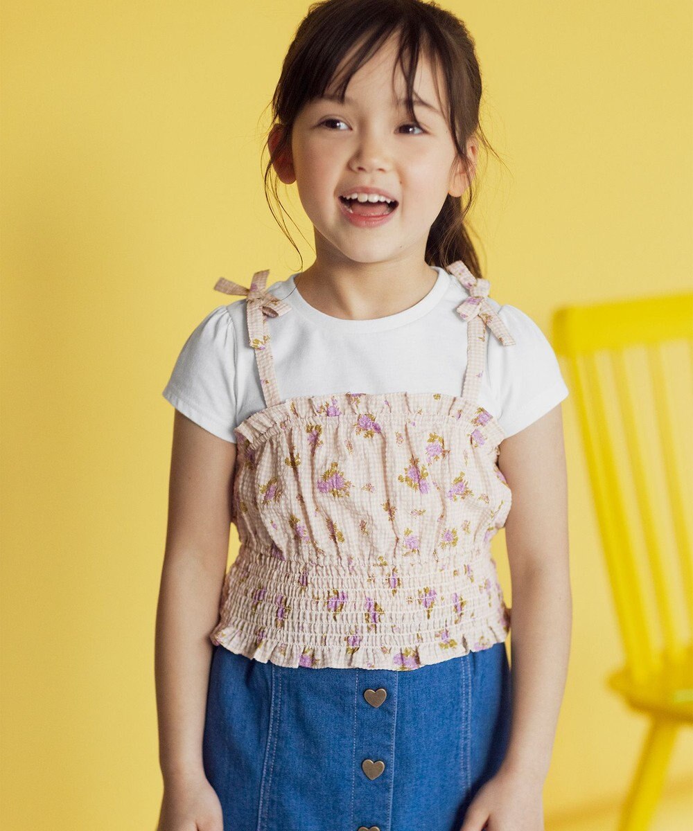 ANY KIDS デニム ミニ スカート 