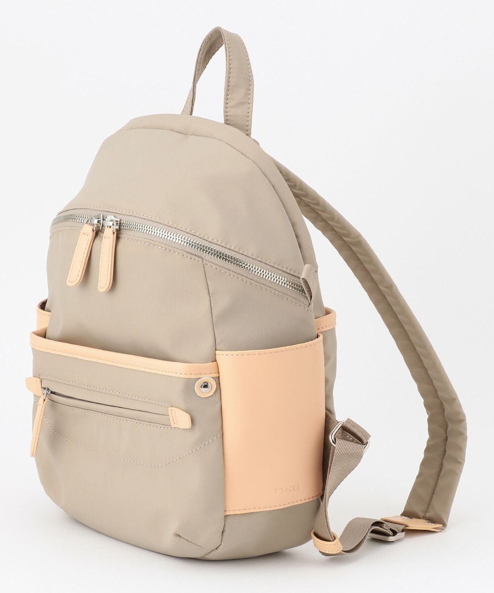 Y'SACCS 【ナイロンタフタ×リサイクルレザー】デイリーミニリュック 