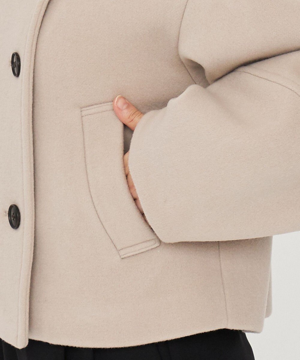 uncrave 【撥水】プルーフ メルトン スタンドネック コート（uncrave STANDARD） 