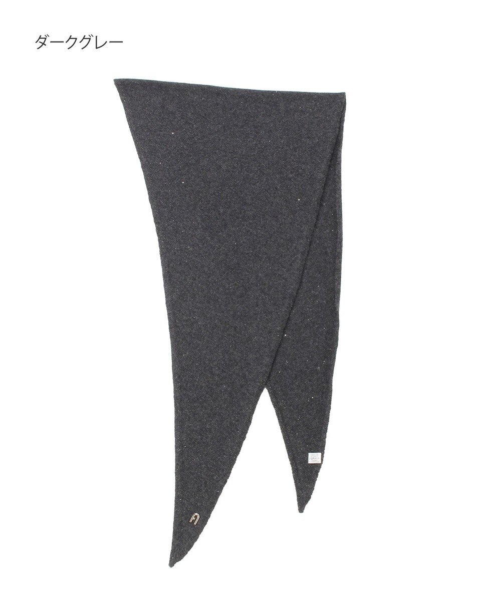 MOONBAT FURLA(フルラ）カシミヤ スパンコール トライアングルストール 