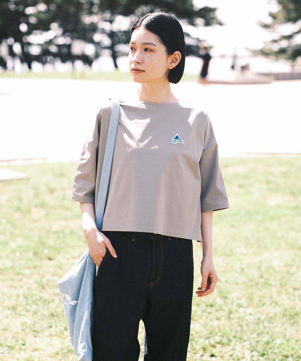 SHARE PARK LADIES 【UVカット・吸水速乾・ストレッチ・軽量 】エンブレムショートTシャツ（S・Mサイズ） 