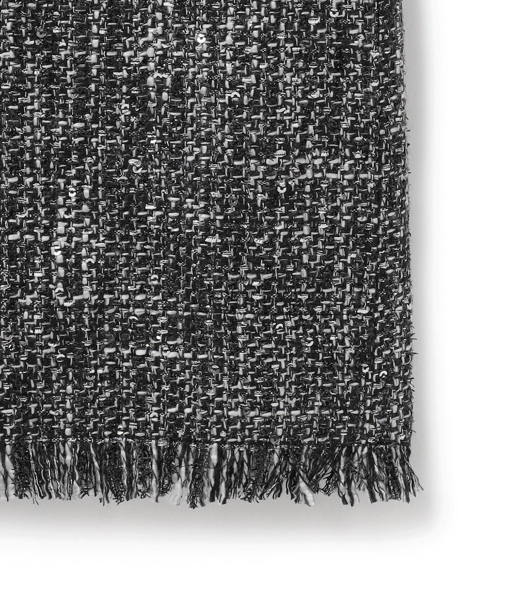 ICB L 【CLASSY.1月号掲載】スパングルツイード ジャンパースカート 