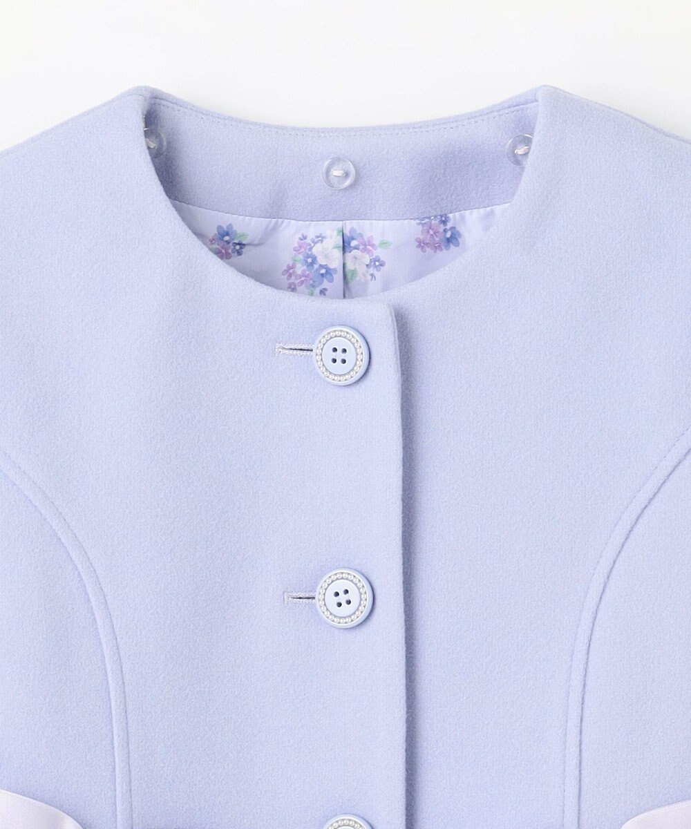 ANY KIDS 【フード取り外し可能】ウールライクコート 