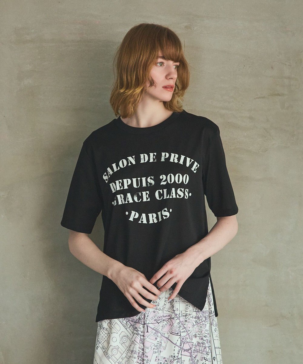 GRACE CONTINENTAL ステンシルレタードT 