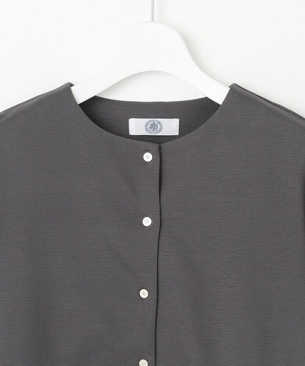 J.PRESS LADIES L グログランジャージー カーディガン 