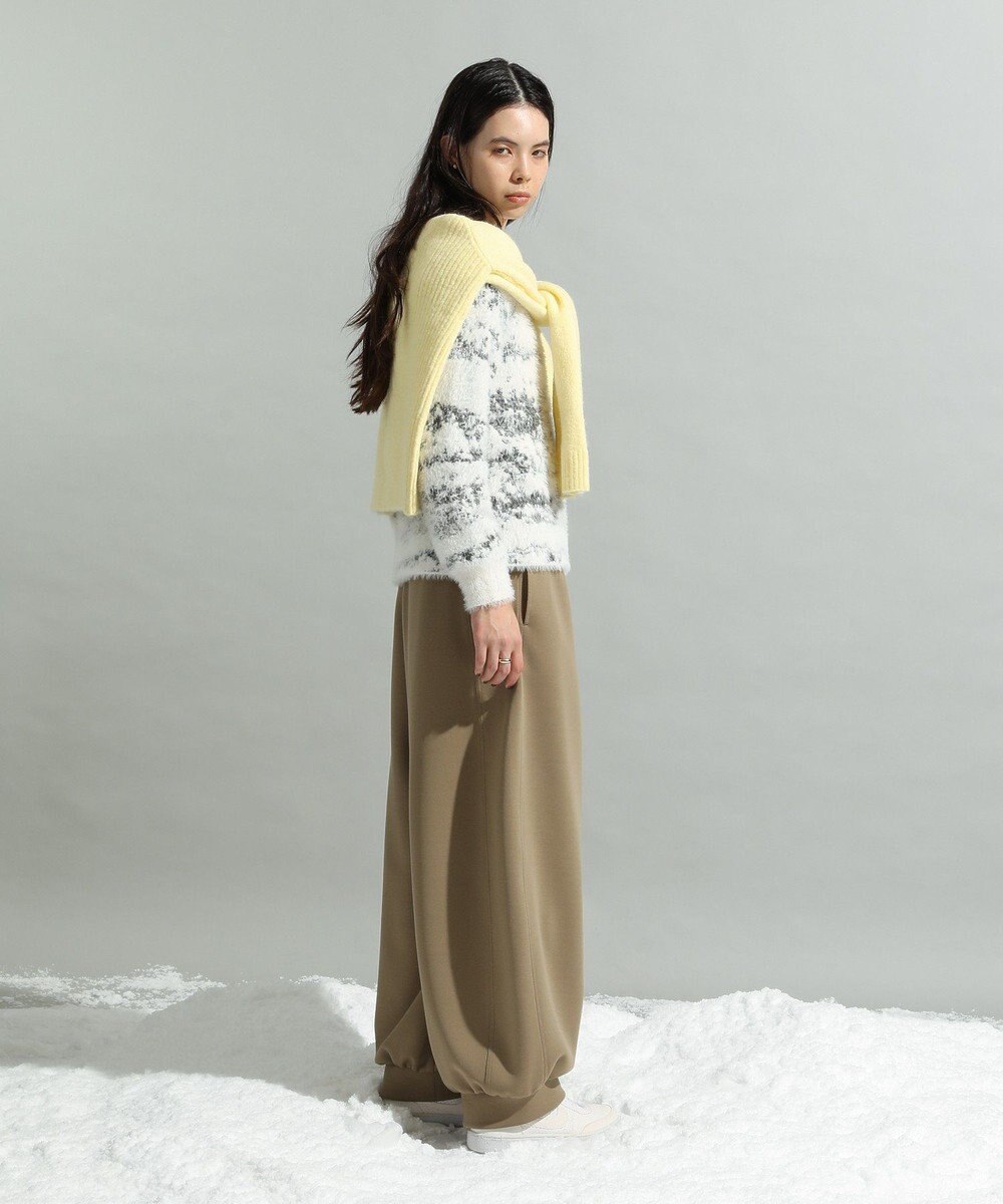 CRAFT STANDARD BOUTIQUE ニュアンス柄フェザーニットプルオーバー 