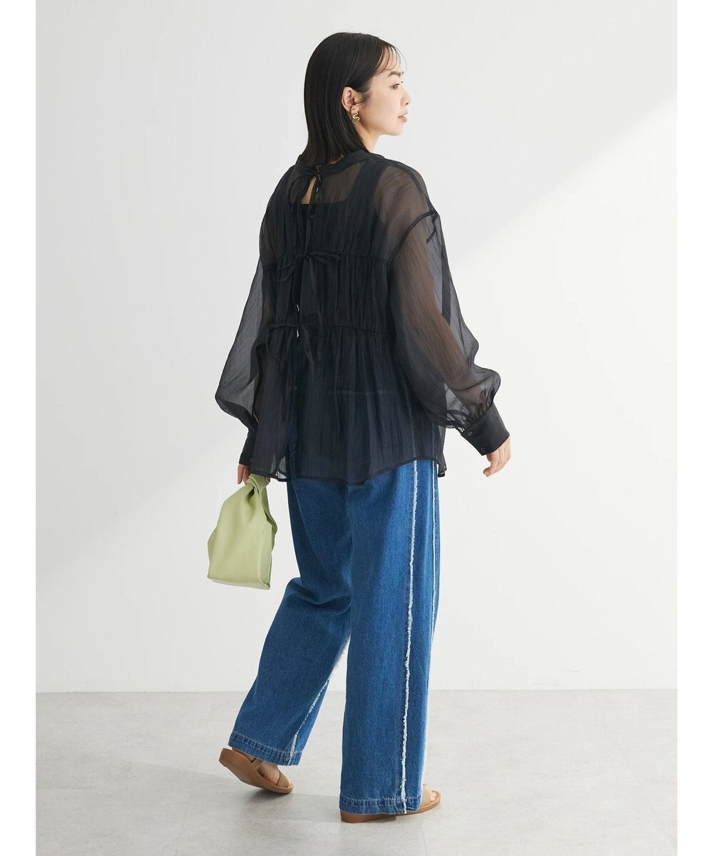 Green Parks ・ＥＬＥＮＣＡＲＥ　ＤＵＥ　シアーバックリボンチュニック 