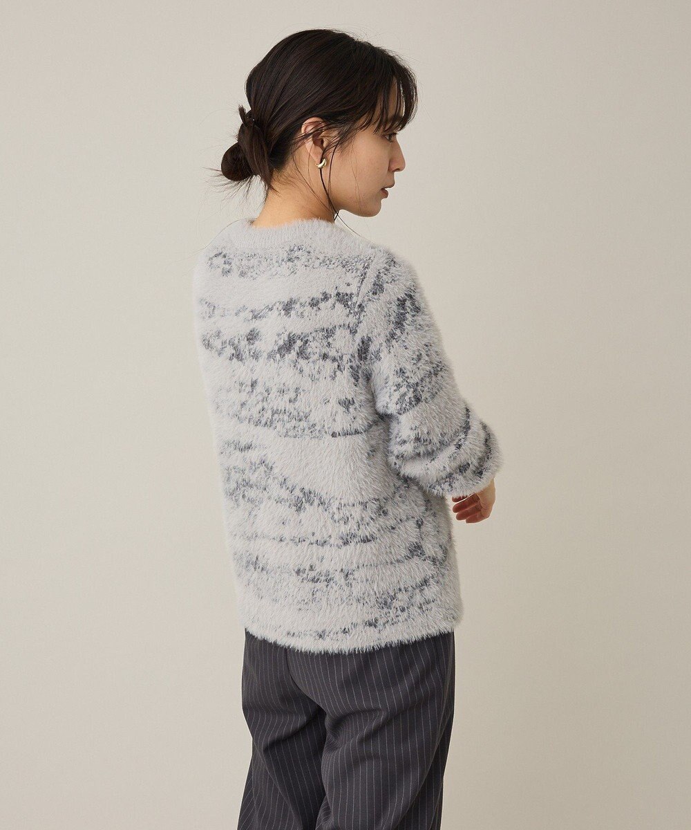 CRAFT STANDARD BOUTIQUE ニュアンス柄フェザーニットプルオーバー 