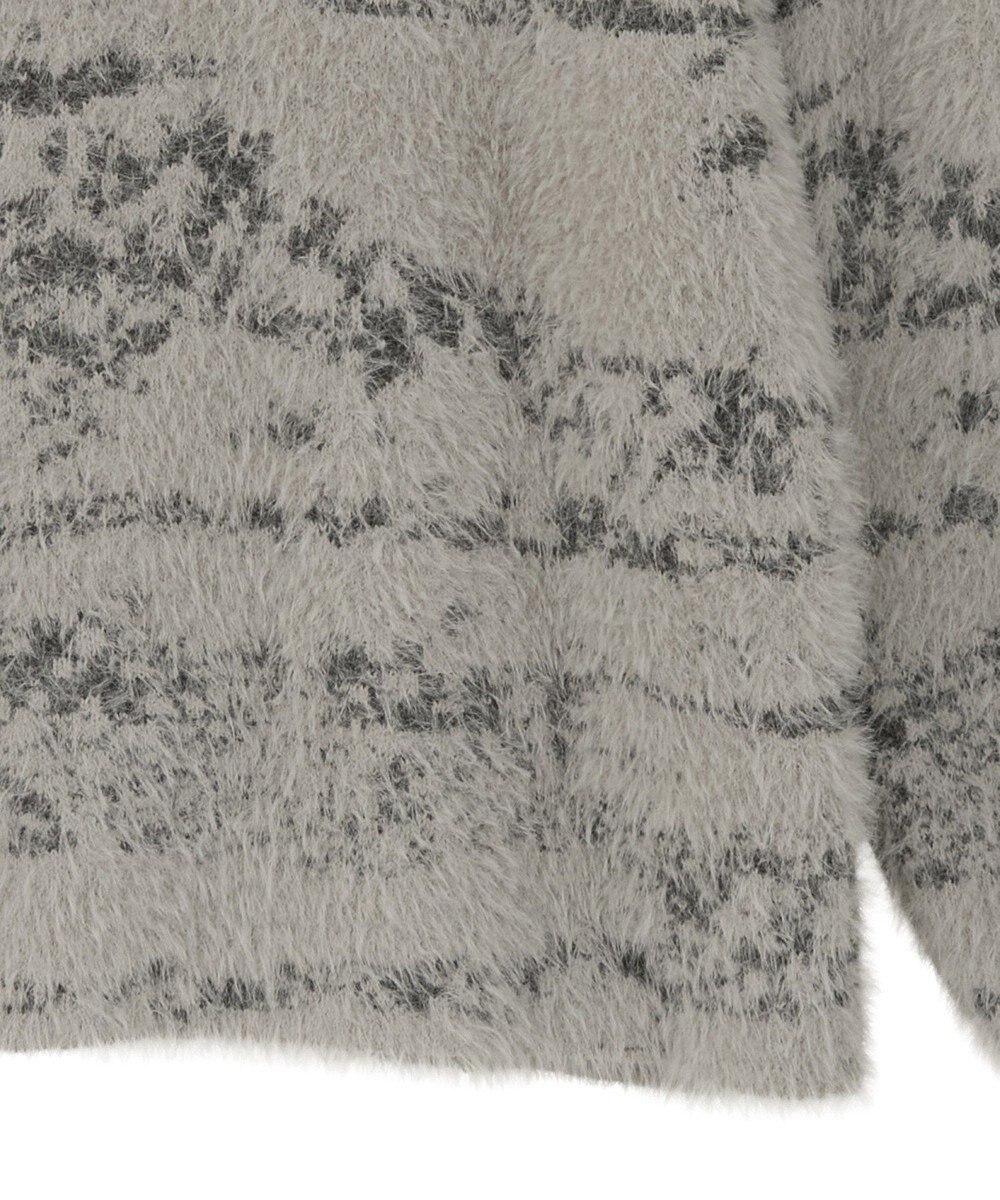 CRAFT STANDARD BOUTIQUE ニュアンス柄フェザーニットプルオーバー 