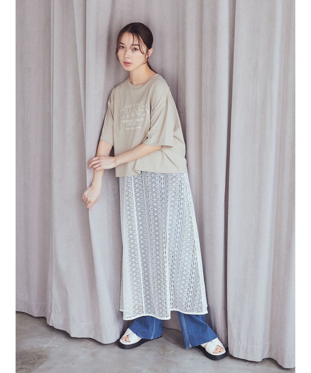 earth music&ecology ＣＡＮＮＥＳ　ショートＴ 