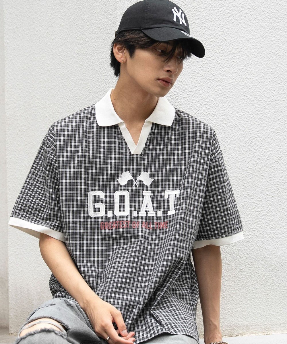 WEGO 【ユニセックス着用ITEM】チェックゲームシャツ 