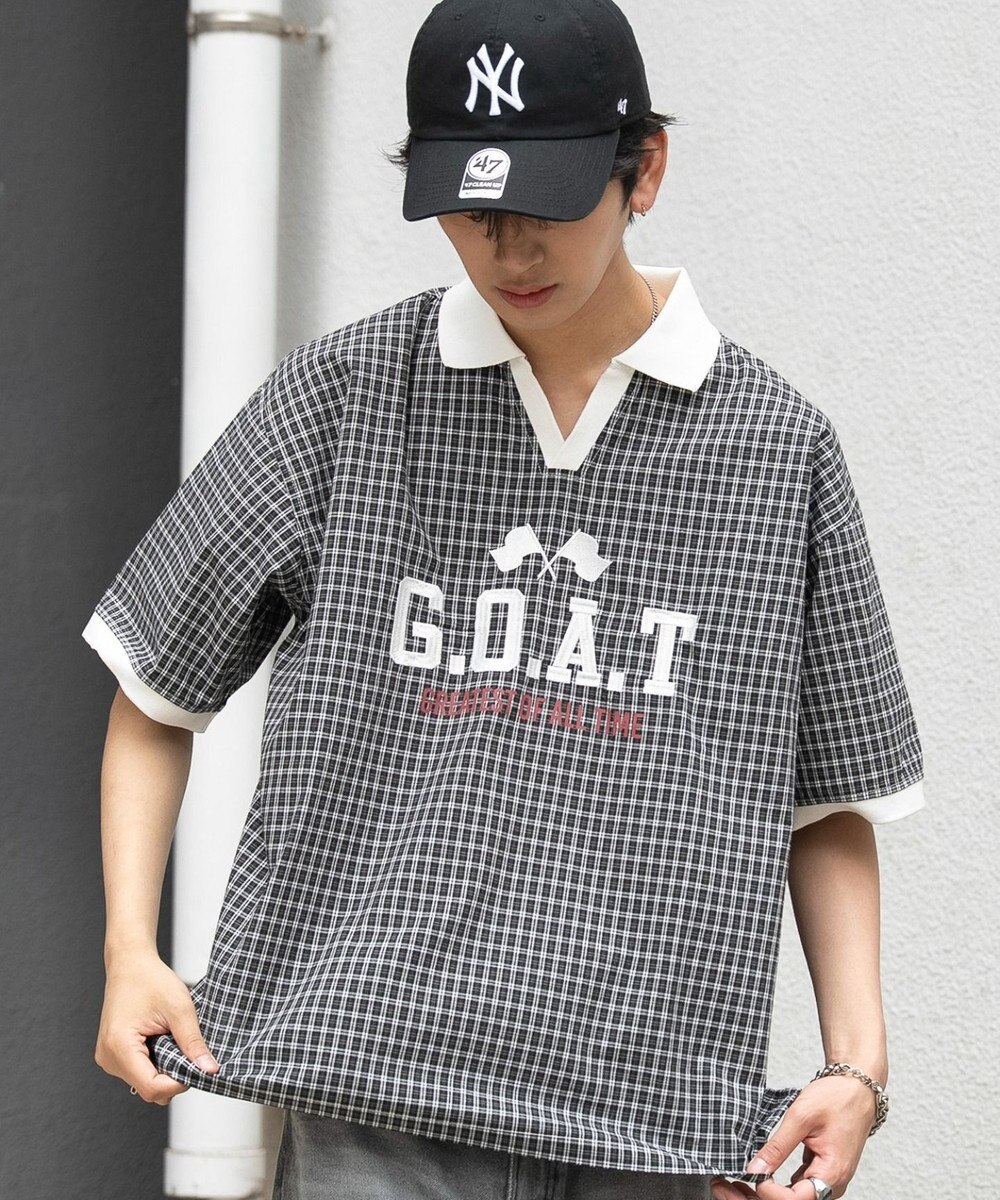 WEGO 【ユニセックス着用ITEM】チェックゲームシャツ 