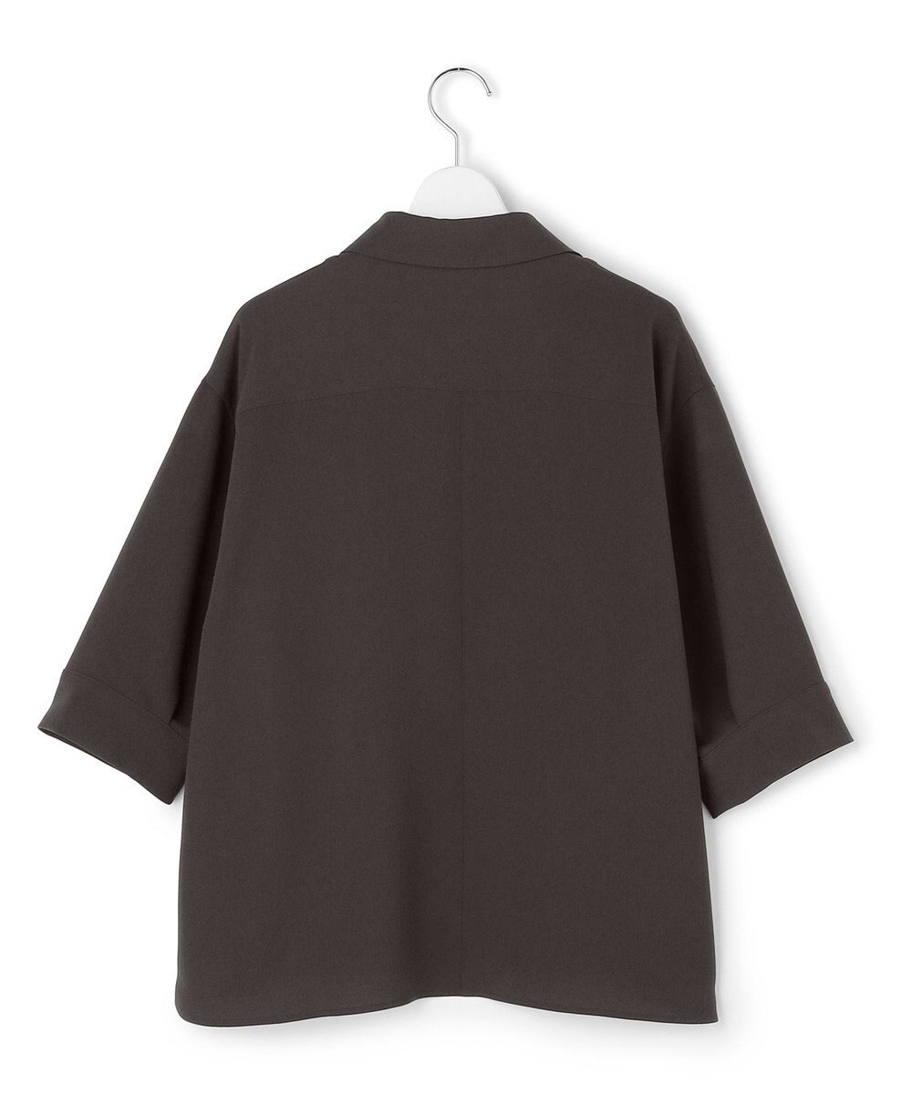 23区 ストレッチジョーゼット スキッパー ブラウス 