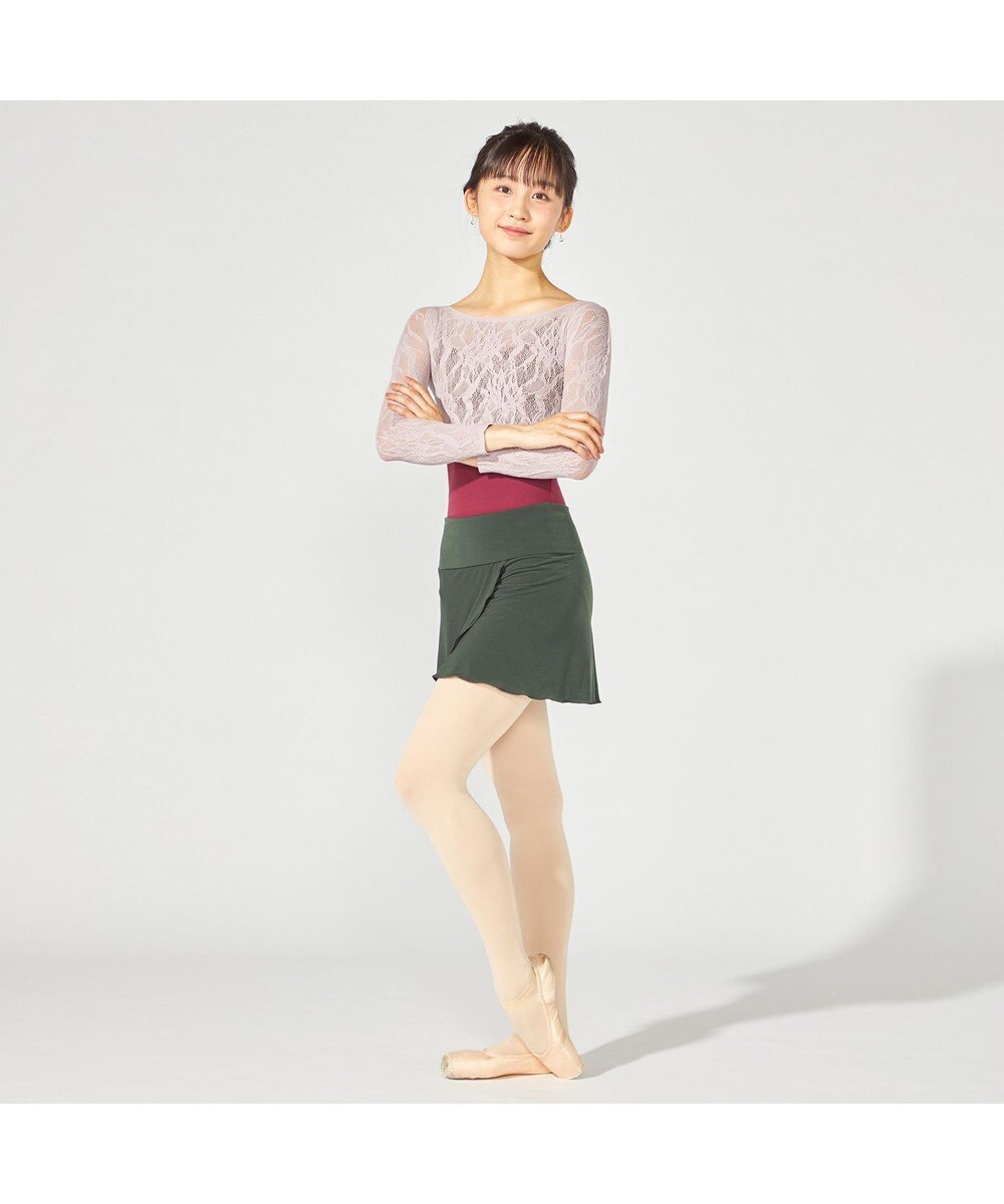 Chacott 【ノーソイングニット】7分袖レオタード 