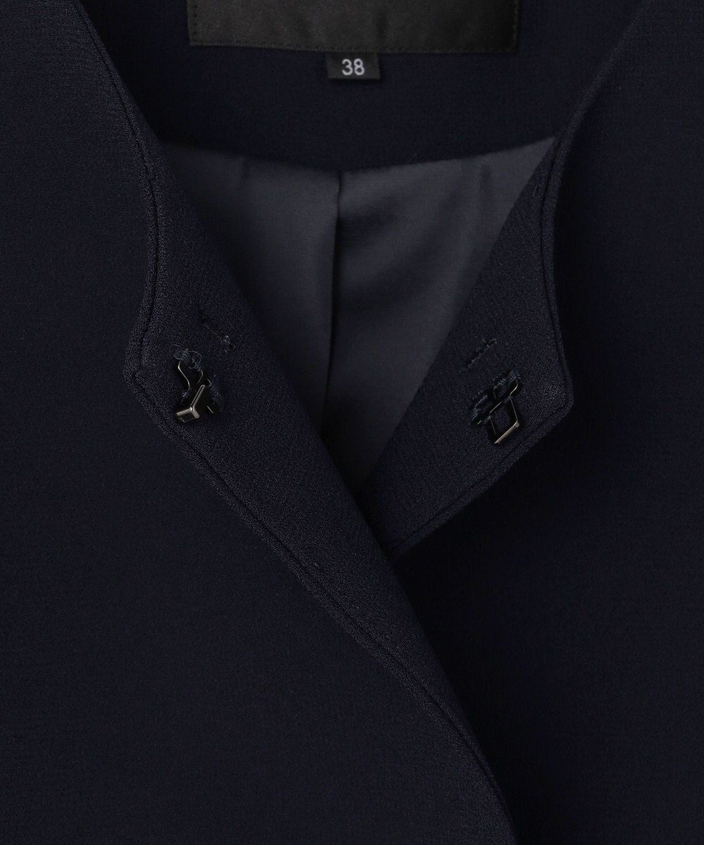 23区 【APPLAUDIR】クリアジョーゼット コンパクトタックジャケット 