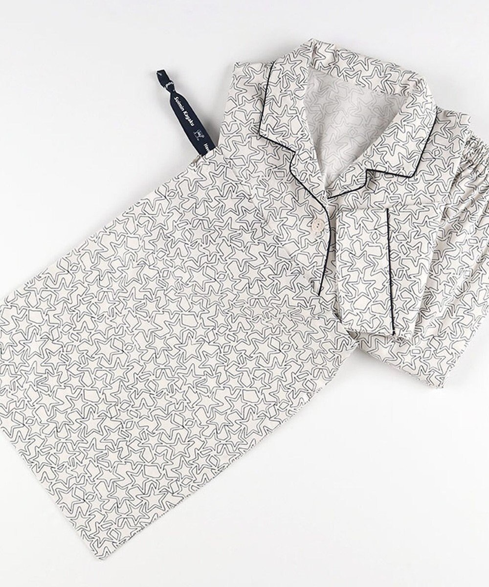 ワコール／睡眠科学 パジャマ 長袖 長ズボン 綿100%(本体) サテン 【睡眠科学×mintdesigns】 レディース YDX605 睡眠科学／ワコール 