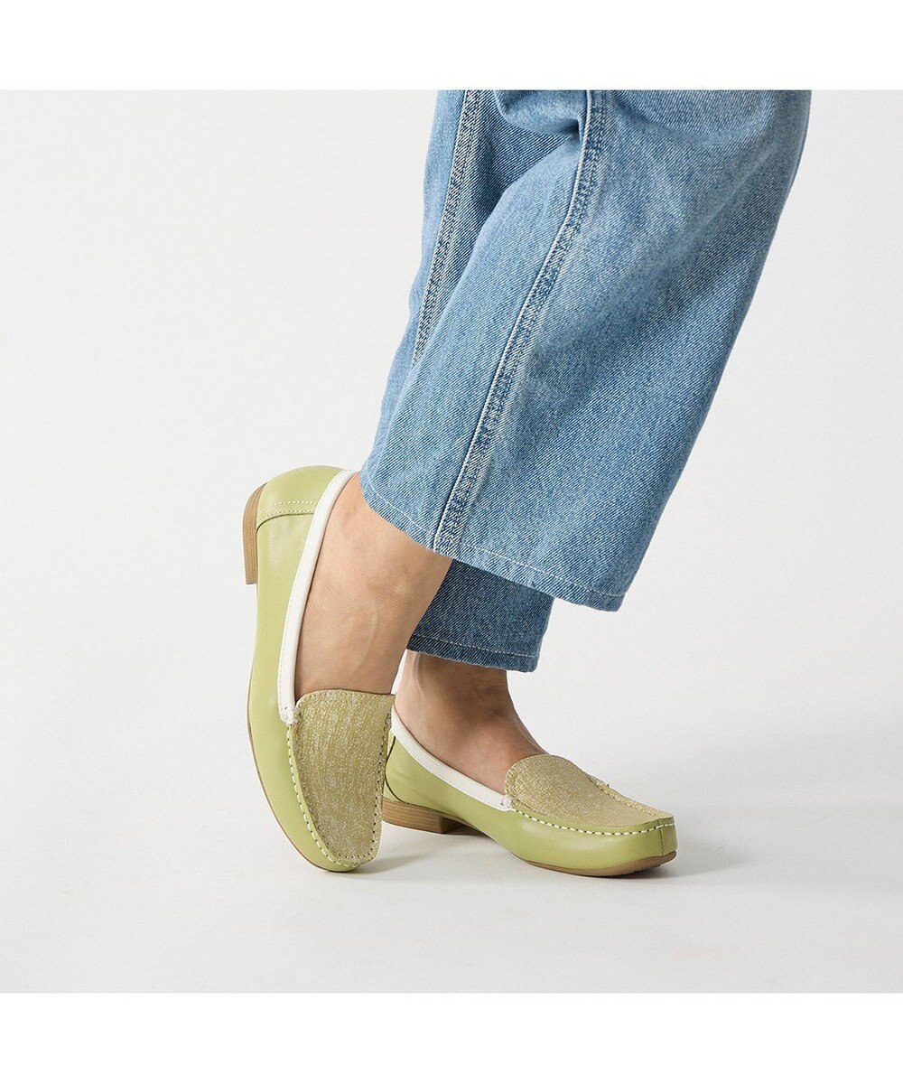 ing 【３E】【サスティナブル】モカシューズ 