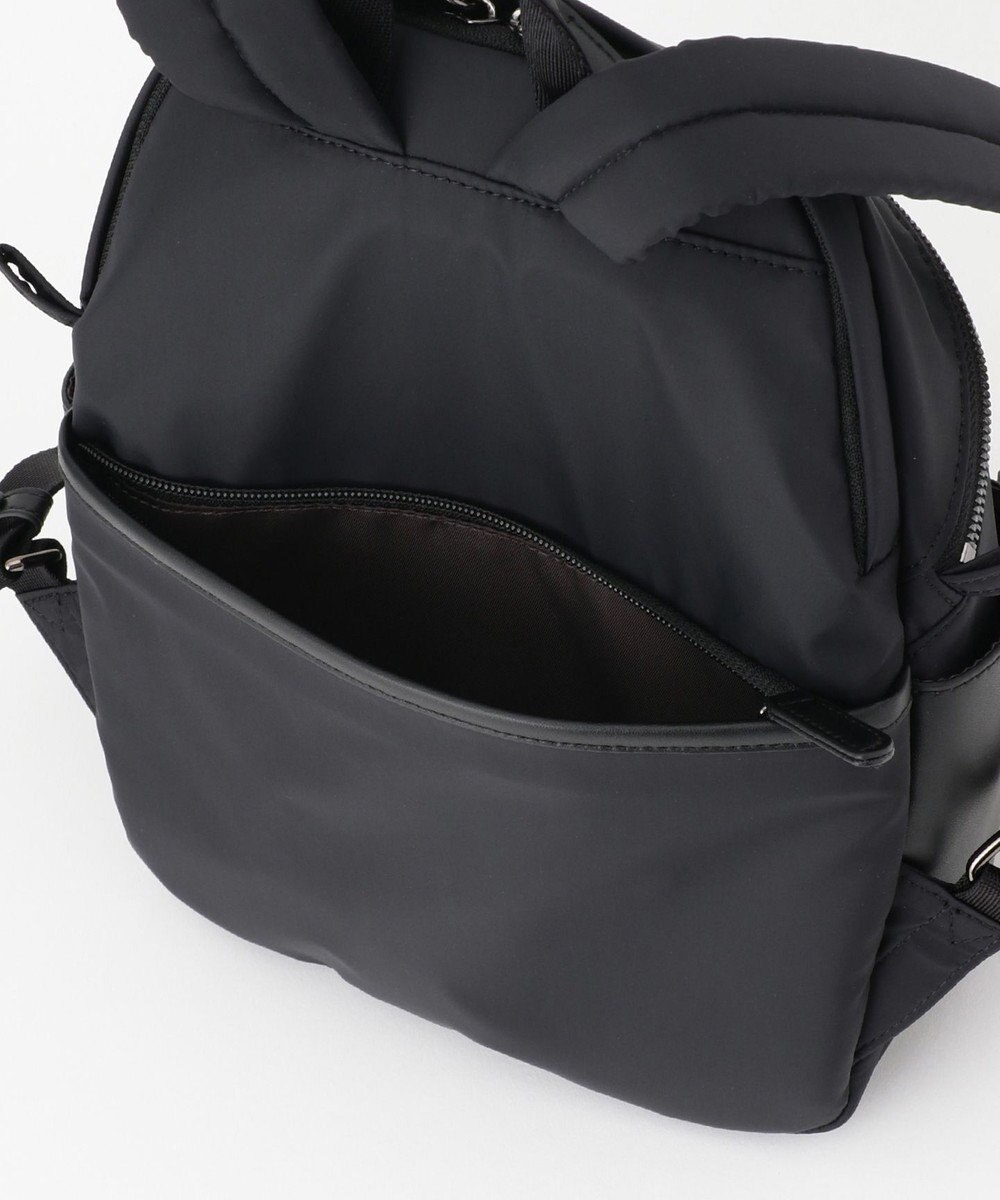 Y'SACCS 【ナイロンタフタ×リサイクルレザー】デイリーミニリュック 