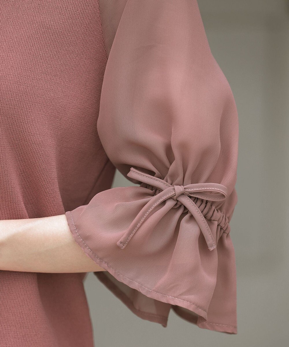 Tiaclasse 【洗える】キャンディースリーブニットトップス 