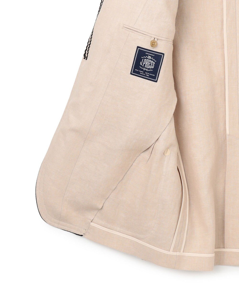 J.PRESS MEN 【J.PRESS ORIGINALS】Linen Basket 2B Club Jacket / Made in Japan 