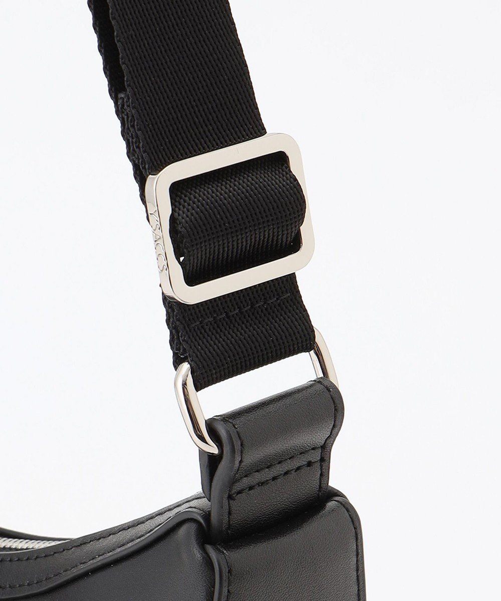 Y'SACCS イタリアンシープ　マルチポーチ付き　ホーボーバッグ 