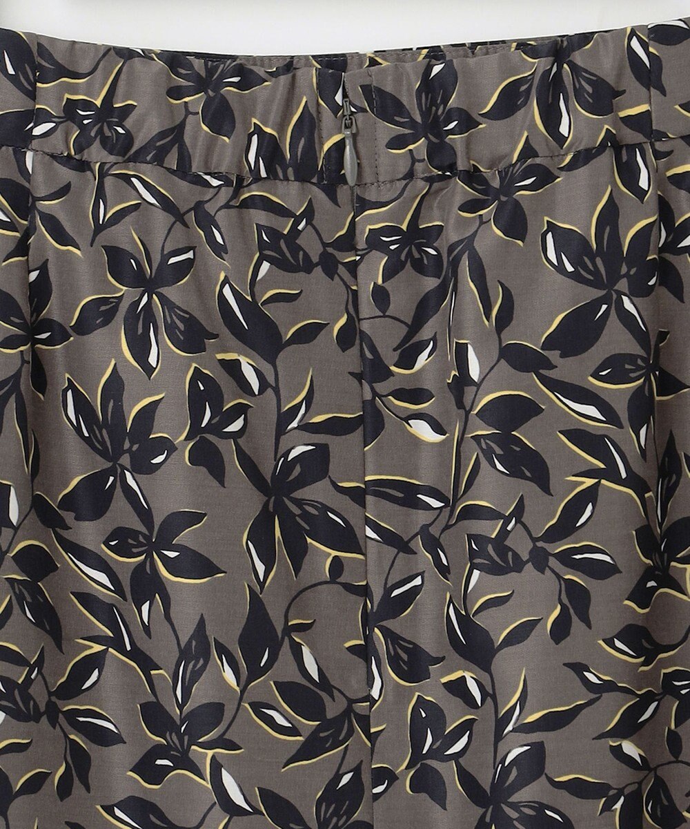 J.PRESS LADIES S 【洗える】ボタニカルプリント スカート 